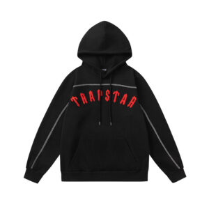 Felpa con cappuccio nera Trapstar Gradient