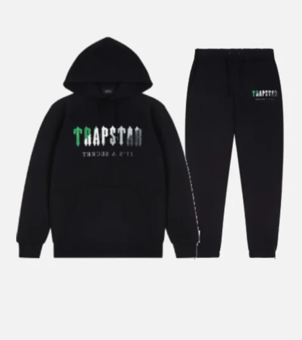 Tuta Trapstar Chenille Decoded – Nero/Verde