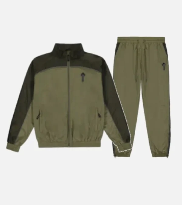 Tuta Trapstar Irongate T Shellsuit Oliva-Grigio